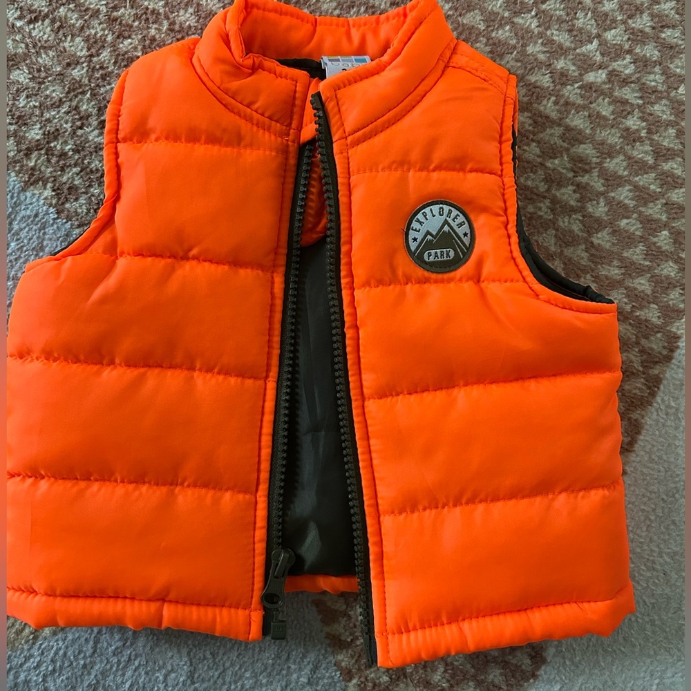 Healthex Baby Explorer park ranger bright orange vest